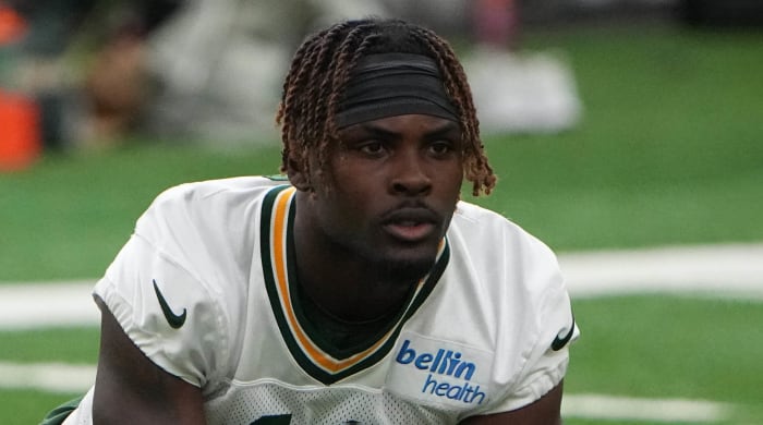 Green Bay Packers rookie wide receiver Jayden Reed
